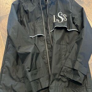 Women's Black Raincoat